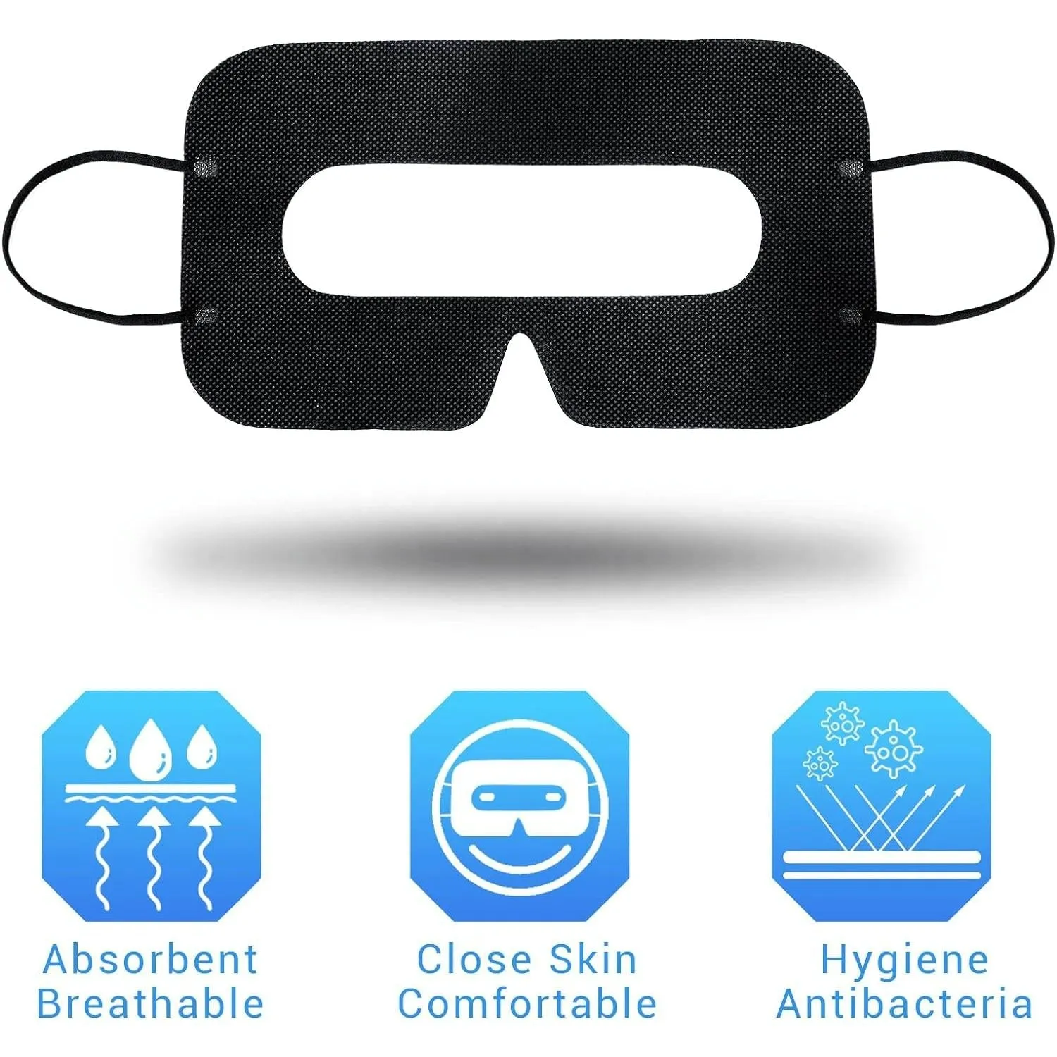 100 Eye Mask Pads for 3D Glasses | VR Compatible