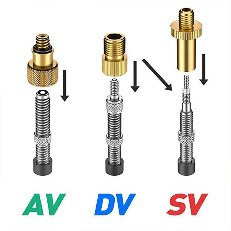 26pc Bike Ball Inflator Nozzle Adapter | Air Pump Valve Needle | Presta Schrader Kit