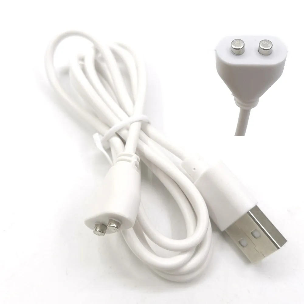2pin Magnetic Charging Cable center spacing 5mm 6/7/8/9/10mm Magnet Suctio USB Power charger for Beauty instrument Smart device