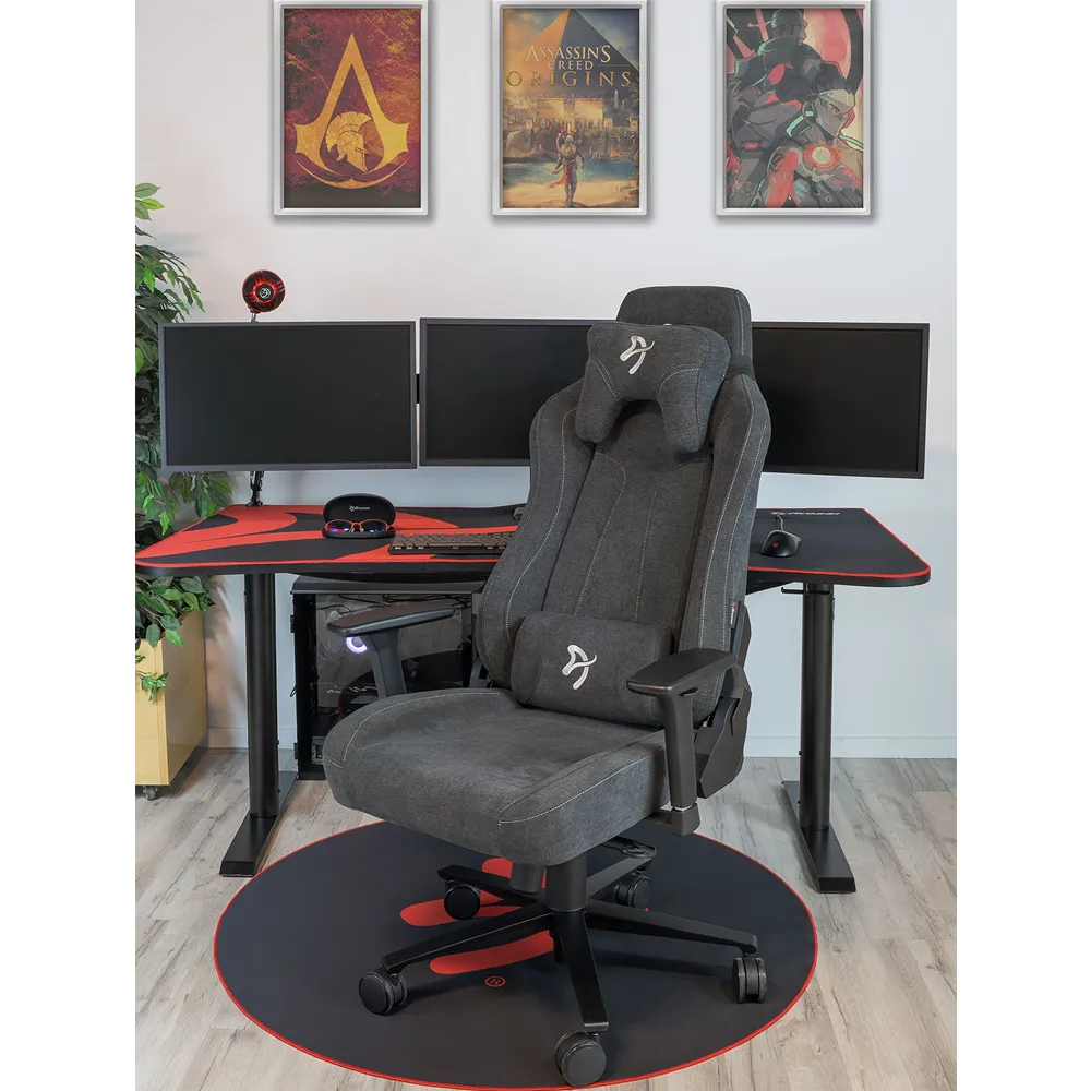 Arozzi Vernazza Soft Fabric Dark Grey Gaming Chair