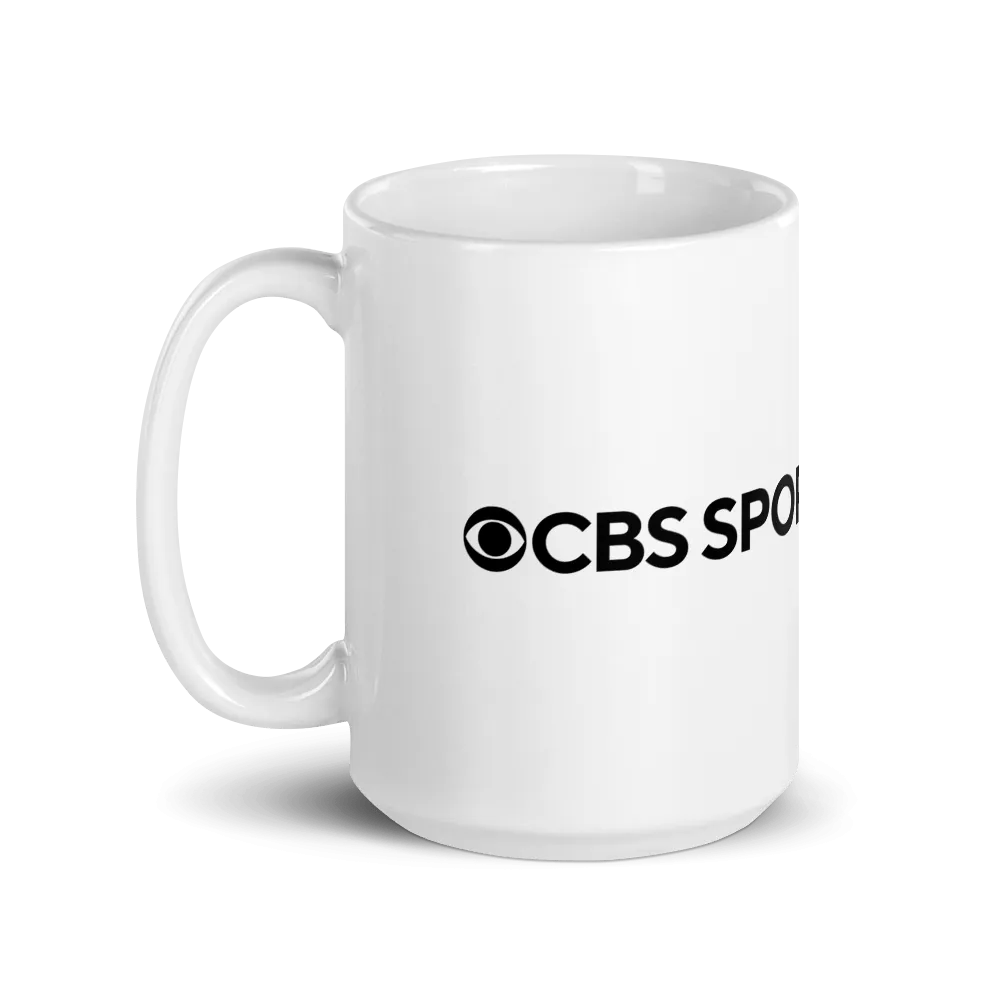 CBS Sports Fantasy Logo White Mug