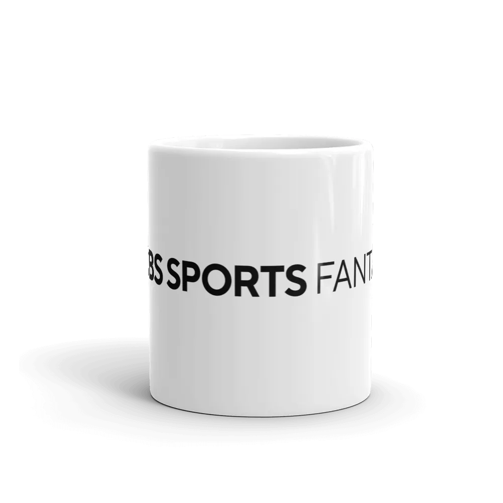 CBS Sports Fantasy Logo White Mug