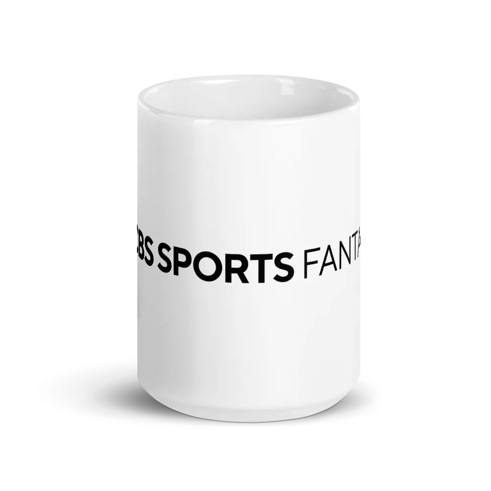 CBS Sports Fantasy Logo White Mug