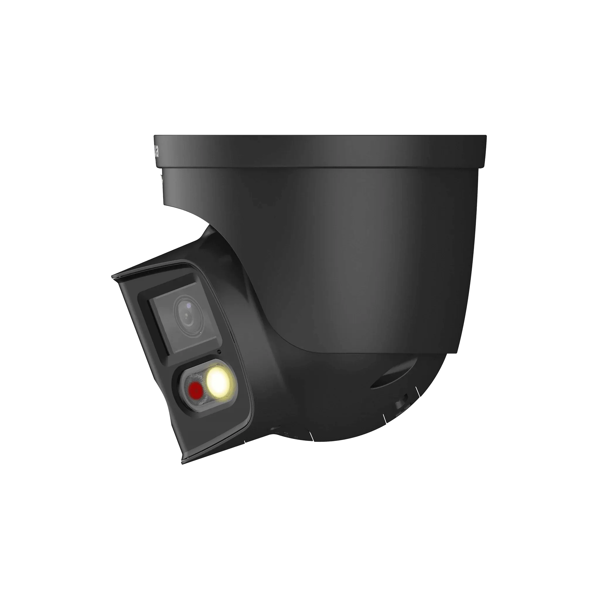 Dahua 2x4MP TIOC 2.0 Active Deterrence Turret Fixed Camera Black, DH-IPC-PDW3849-A180-AS-PV-ANZ-BLK