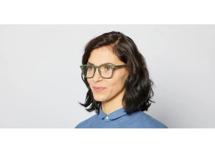 #E Reading Glasses (Kaki Glasses)