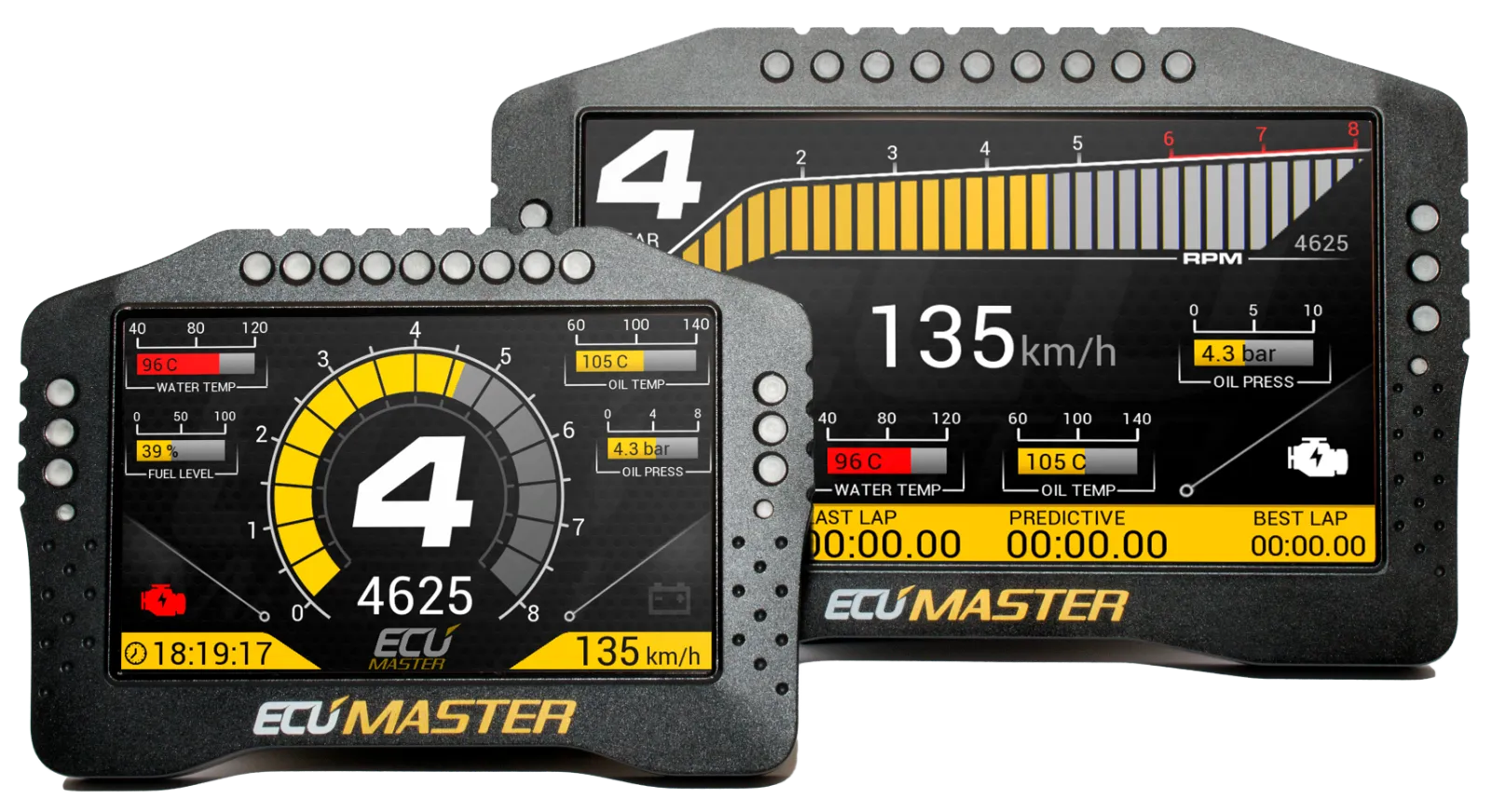 ECUMASTER 7" ADU Digital Dash Display & Premade Loom & GPS & CAN to USB Box Kit