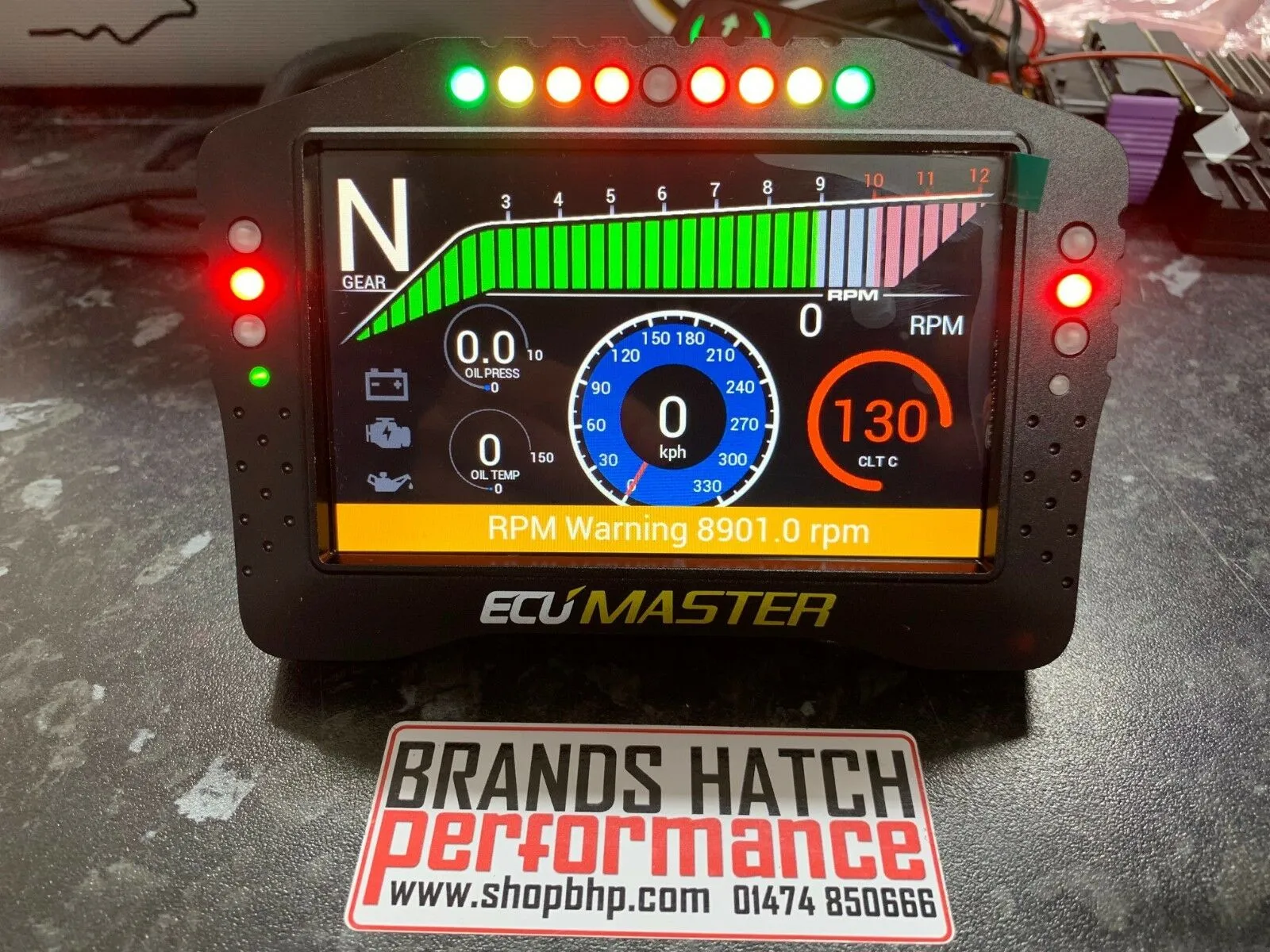 ECUMASTER 7" ADU Digital Dash Display & Premade Loom & GPS & CAN to USB Box Kit