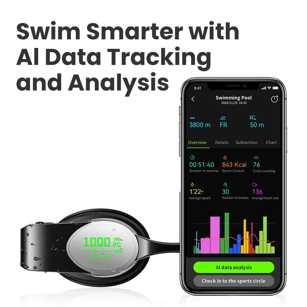 Holoswim AR Smart Swim Goggles 2s