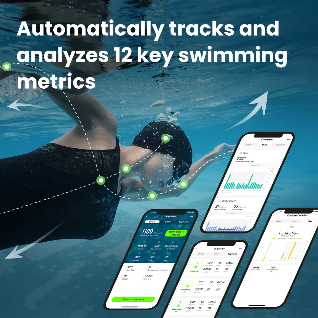 Holoswim AR Smart Swim Goggles 2s