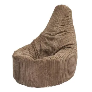 Jumbo Corduroy Gamer Bean Bag Chair High Back Adult Gaming Beanbag Seat Beans