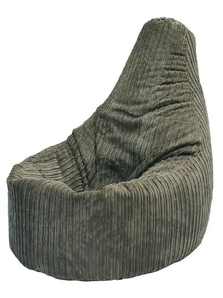 Jumbo Corduroy Gamer Bean Bag Chair High Back Adult Gaming Beanbag Seat Beans