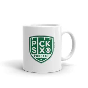 Pick Six Podcast White Mug