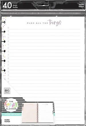 Plan All the Things Big Filler Paper
