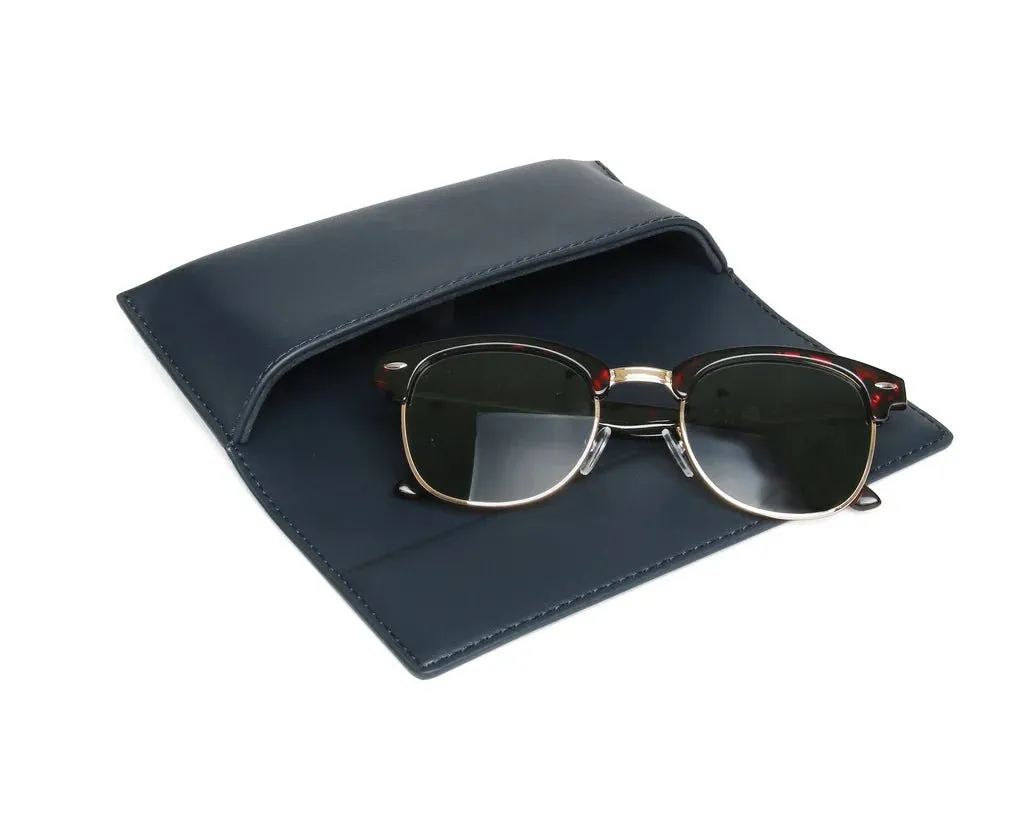 Rome Glasses Case - Navy